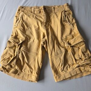 American Eagle Y2K Outfitters Extreme Flex Longer Length Cargo Shorts Mens‎ 32
